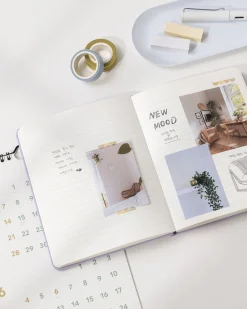 Wide Record Hardcover Lined Notebook v2